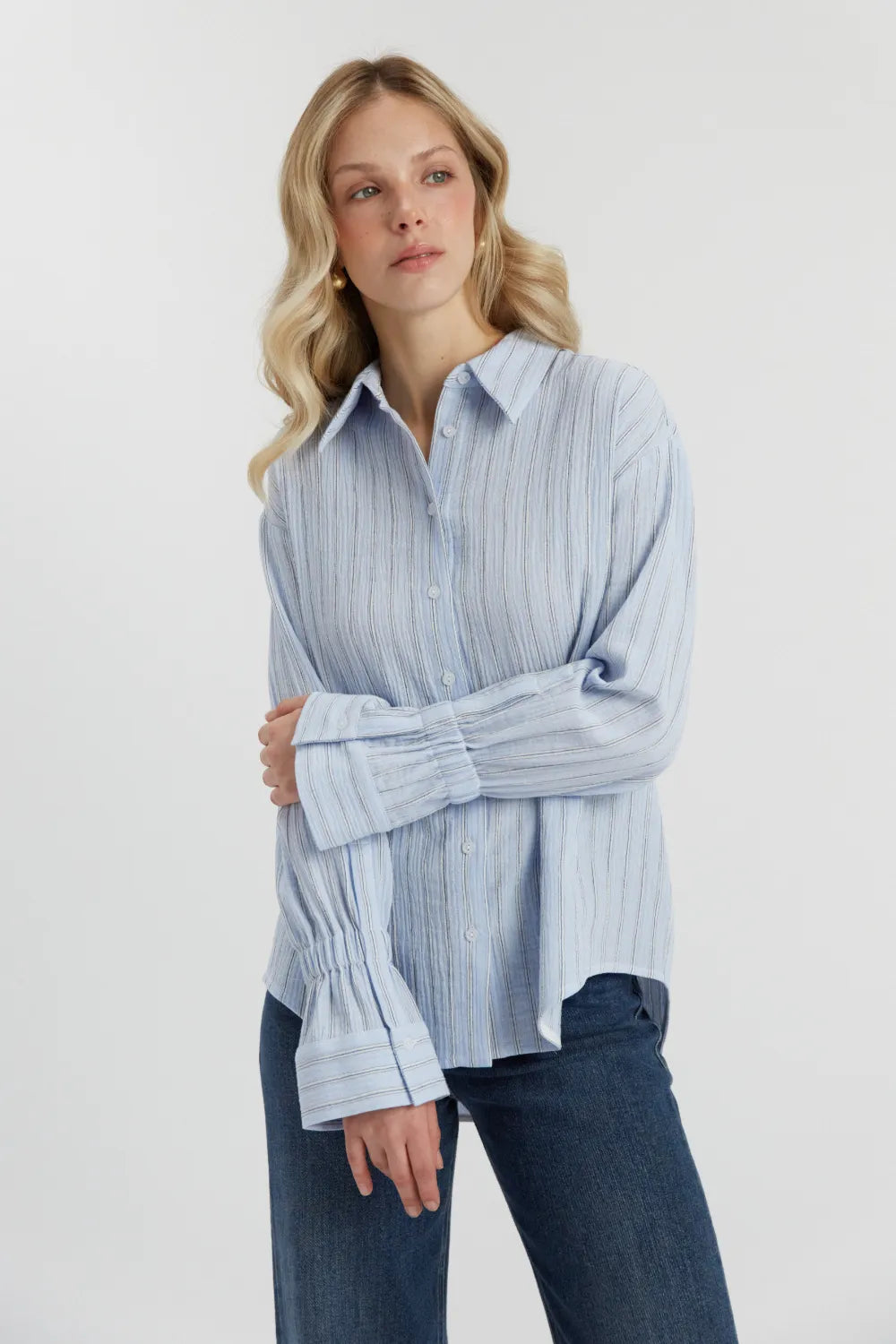 Harriet's Blue Striped Shirt