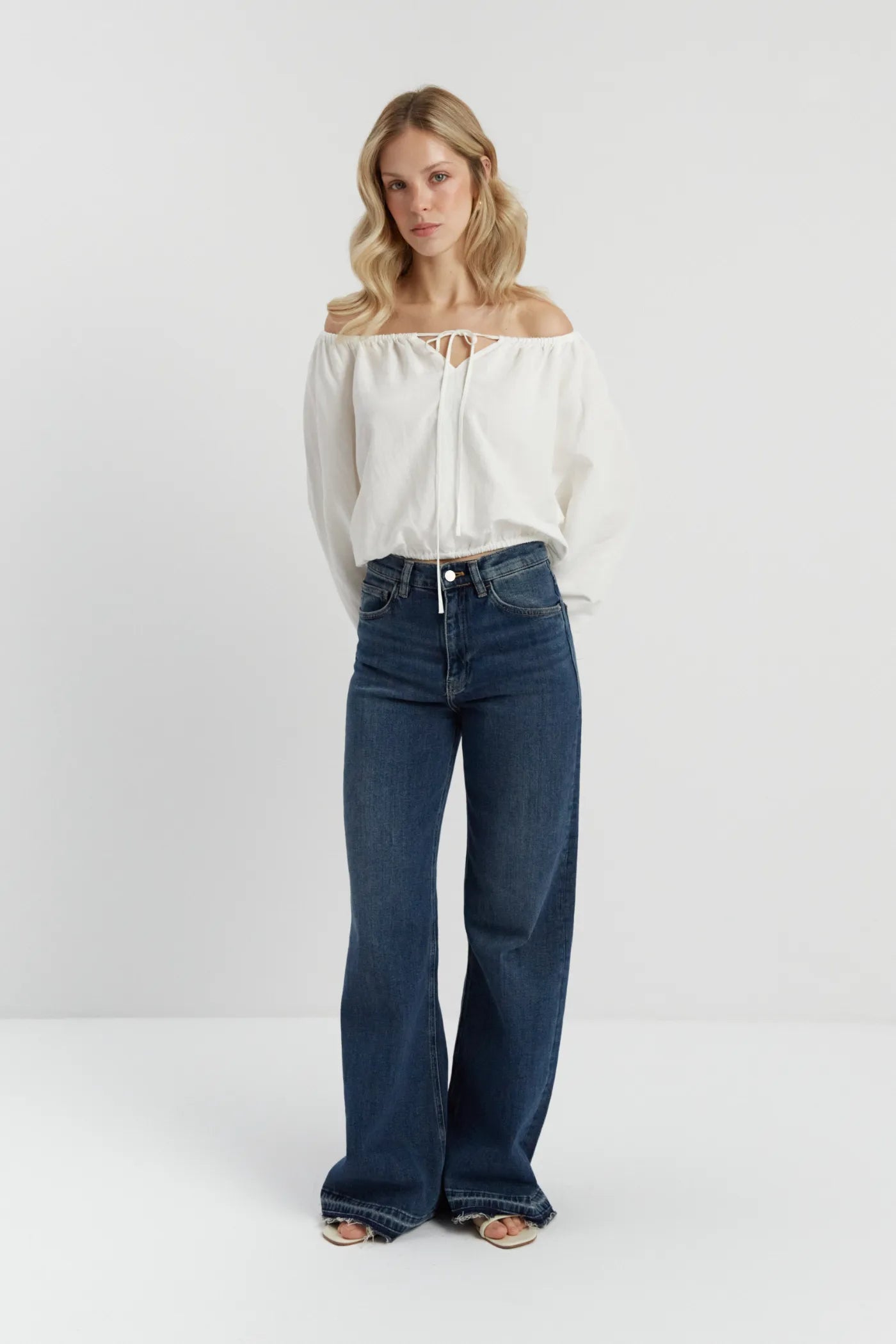 Bluzka w kolorze off-white Poppy