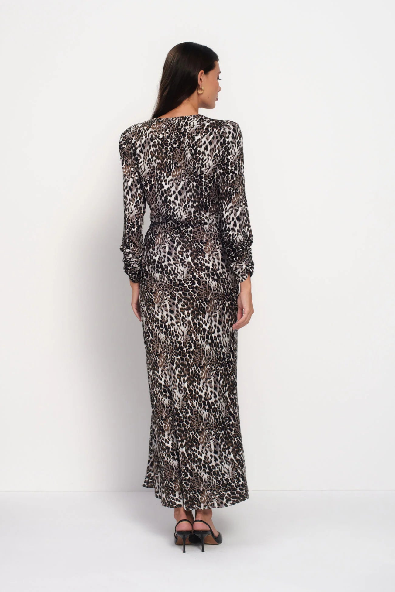 Sukienka w zwięrzęcy wzór Iman