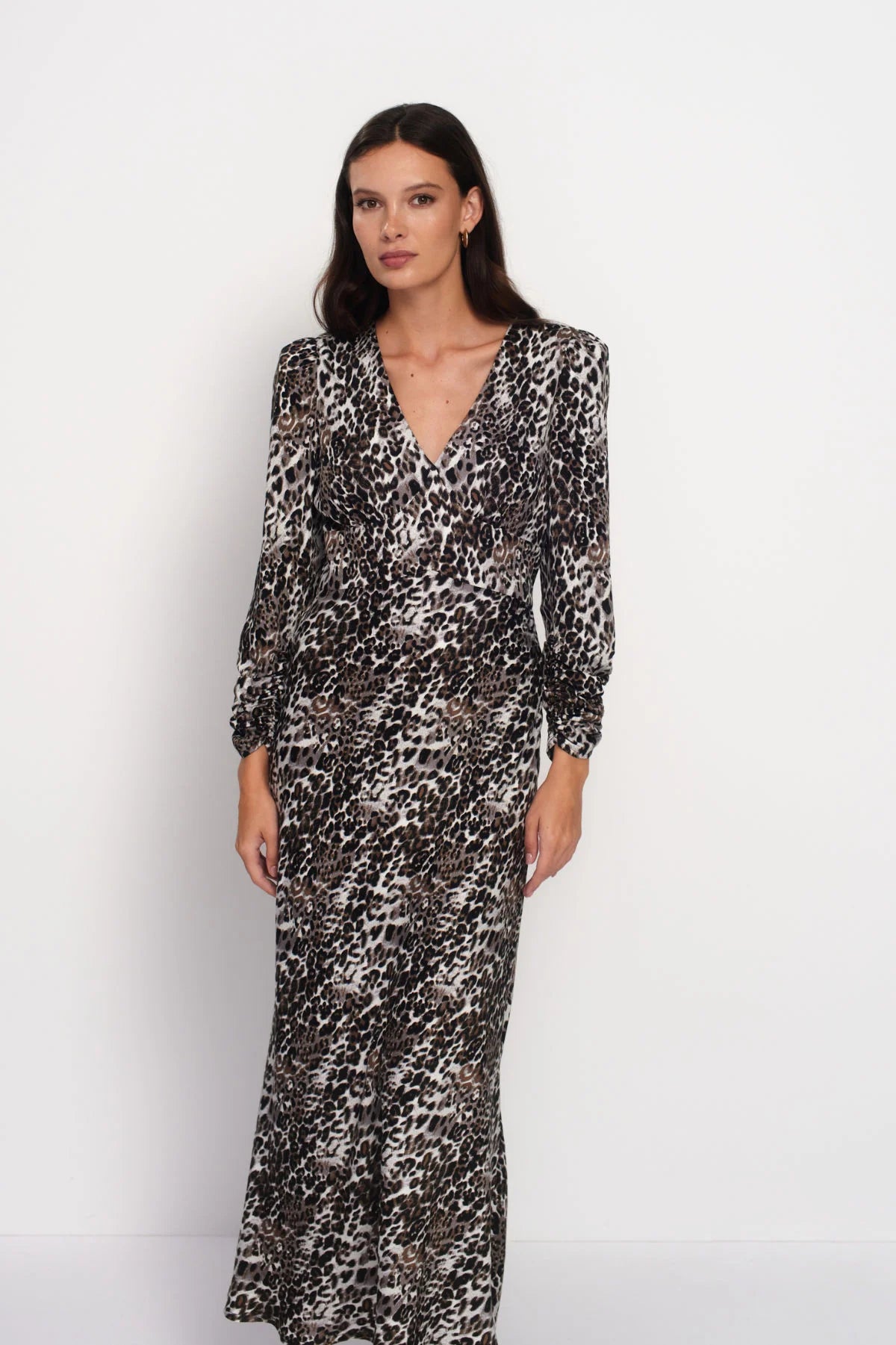 Sukienka w zwięrzęcy wzór Iman