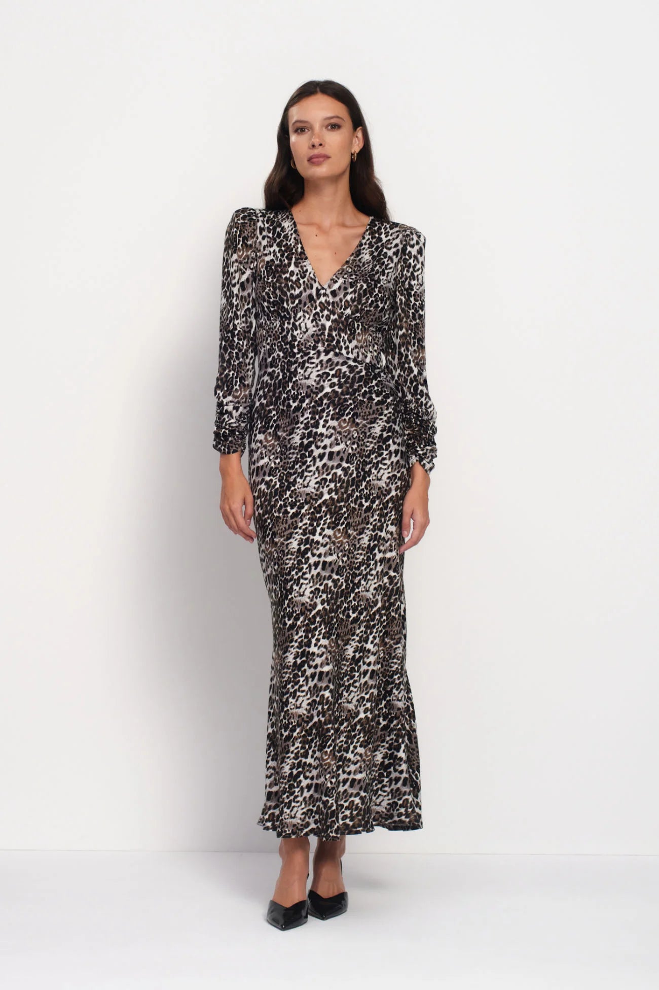 Sukienka w zwięrzęcy wzór Iman