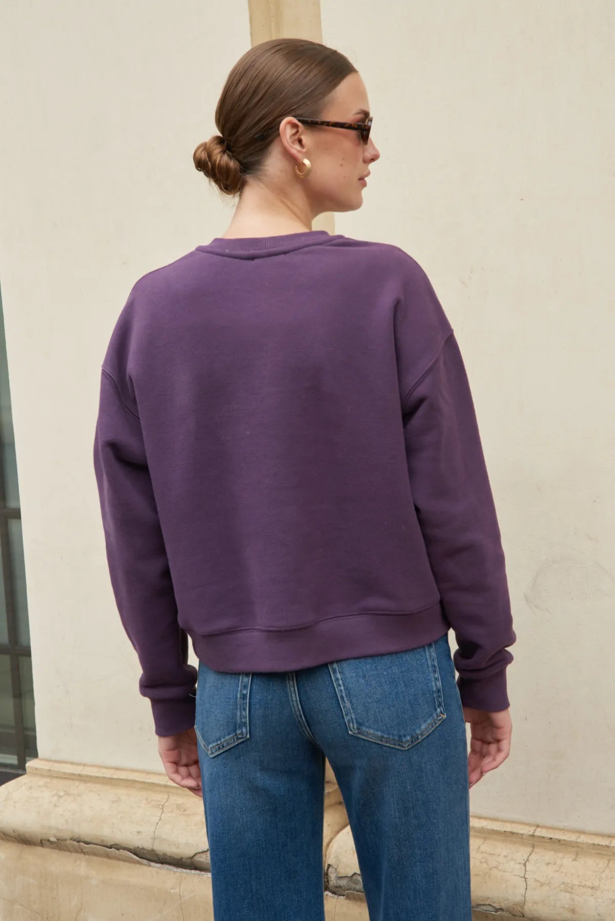 Bluza w kolorze śliwkowym Gina