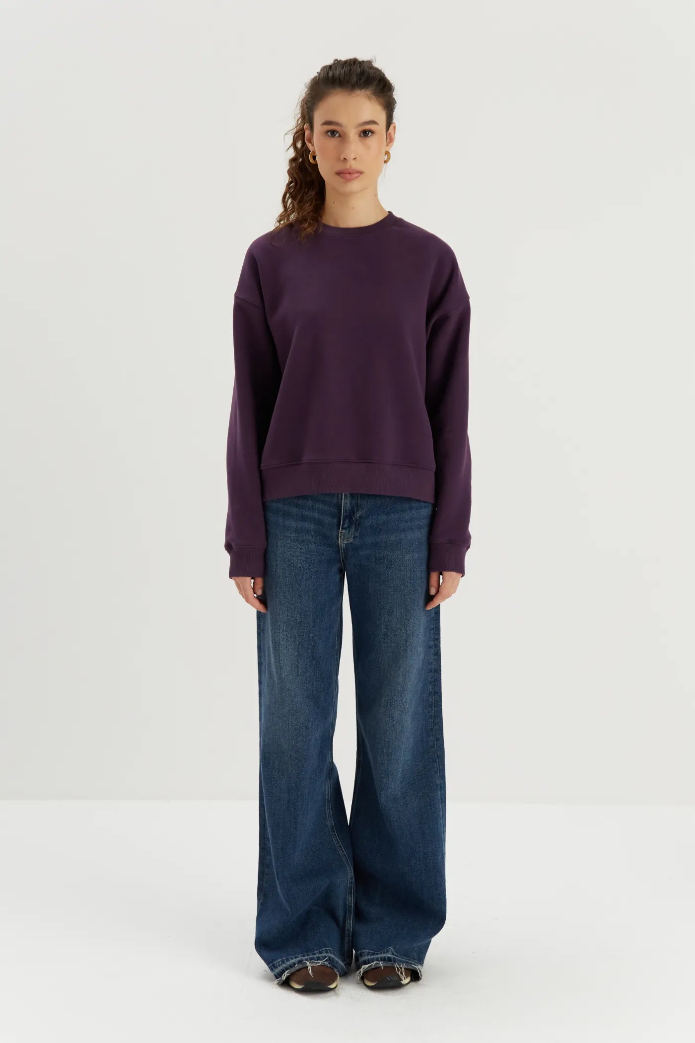 Bluza w kolorze śliwkowym Gina