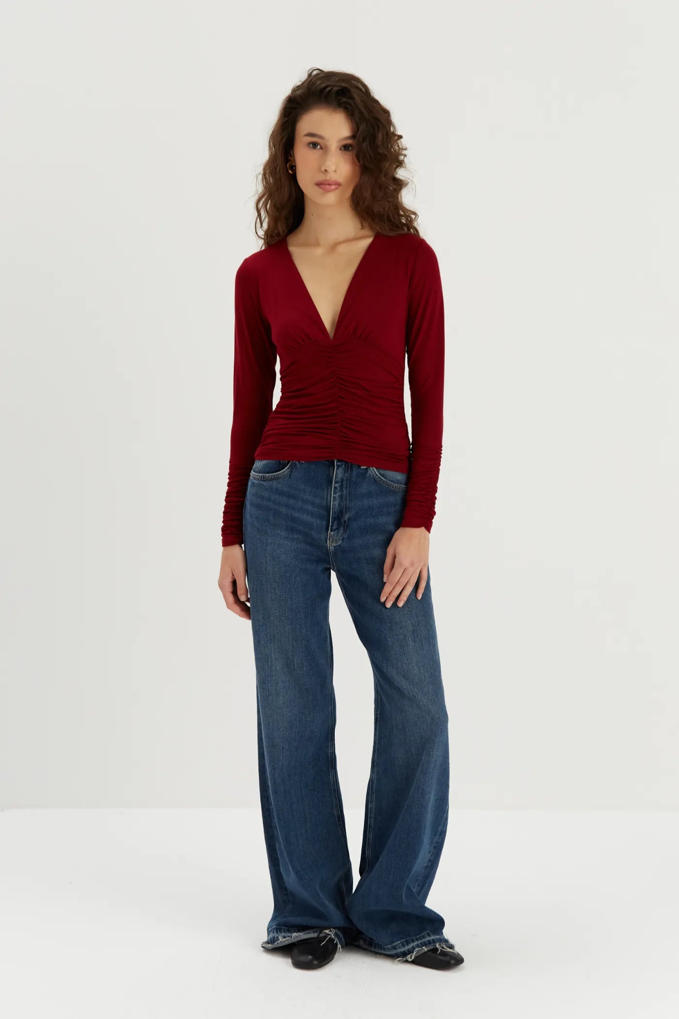 Bluzka Collete Dark Red