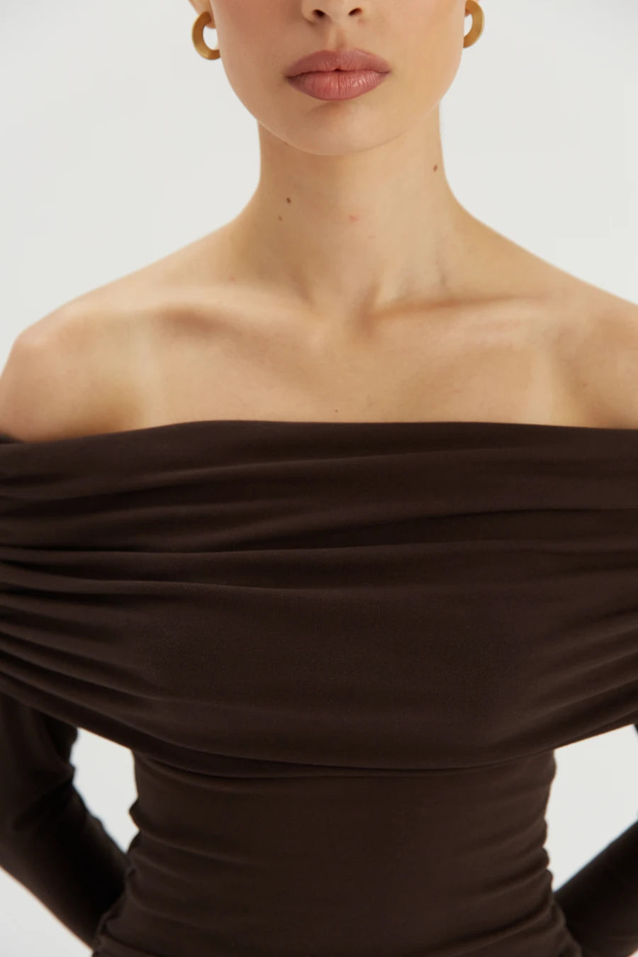 Bluzka z odkrytymi ramionami Leila