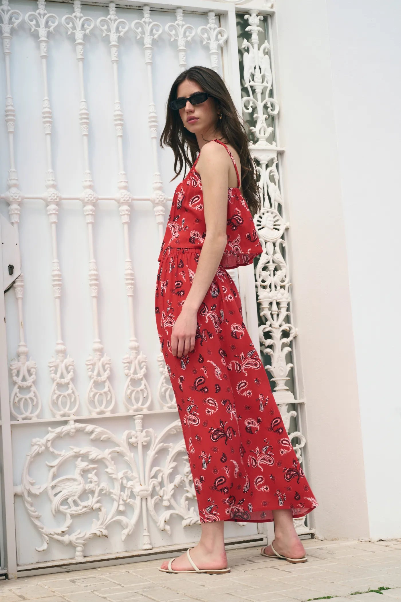 Komplet top+spódnica Marley paisley