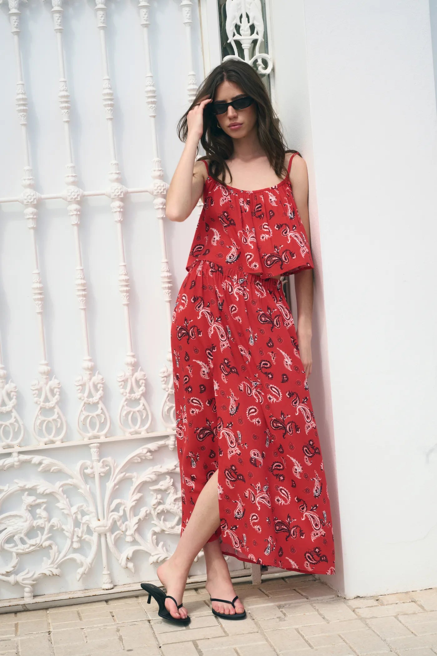 Komplet top+spódnica Marley paisley