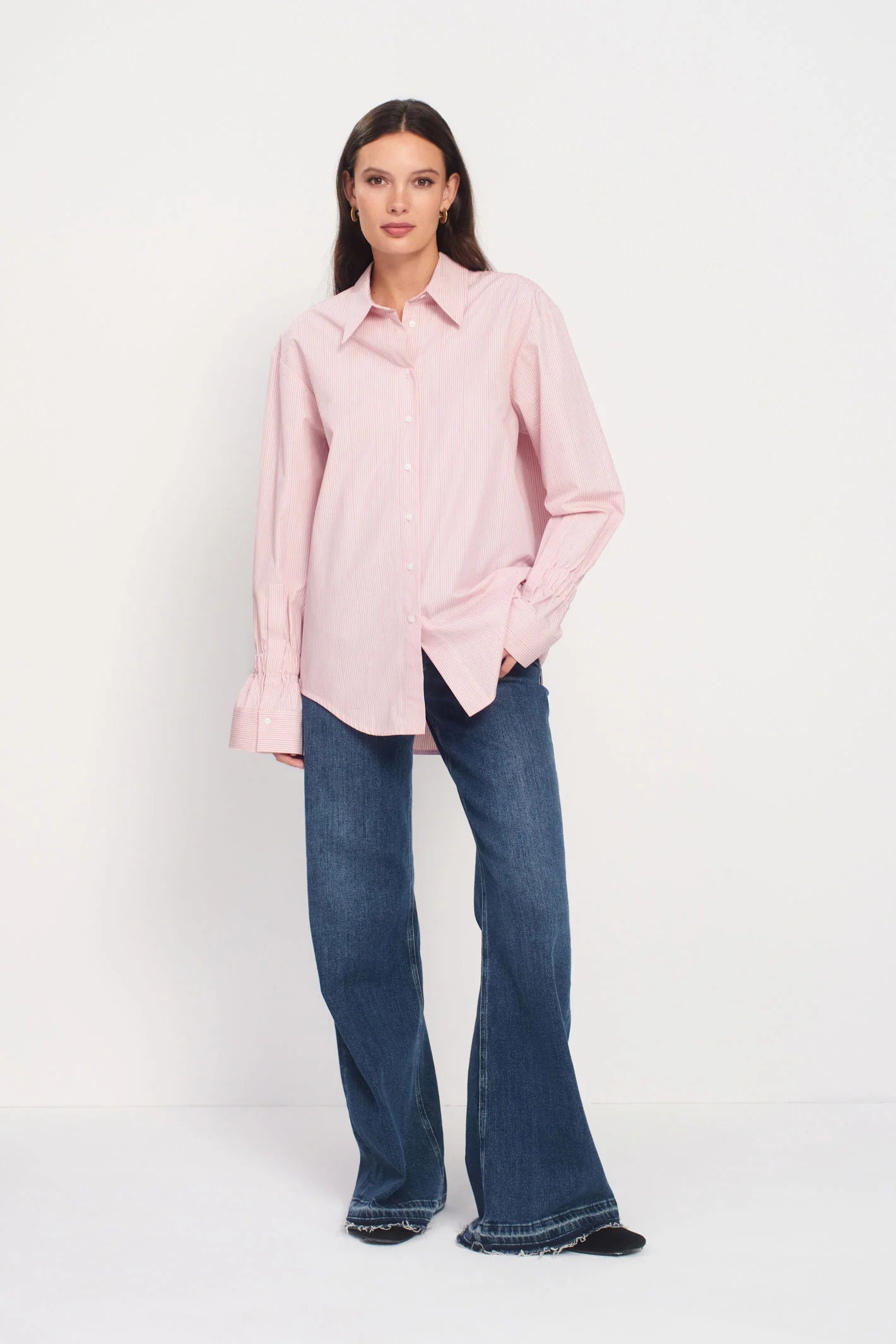 Sofia Ribbed Cotton Shirt