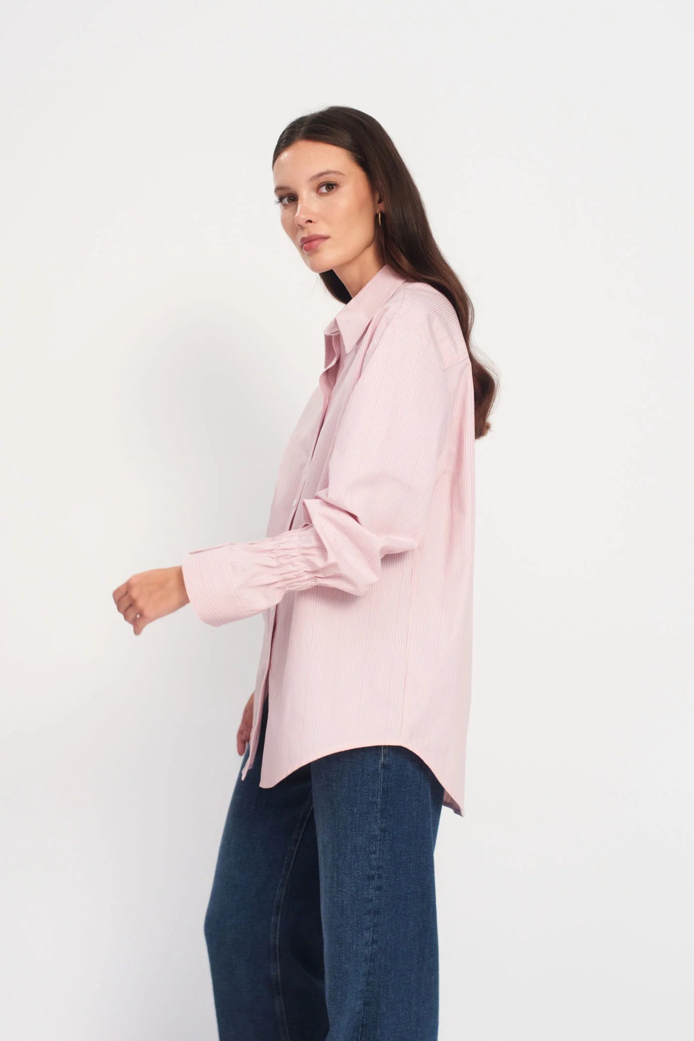 Sofia Ribbed Cotton Shirt