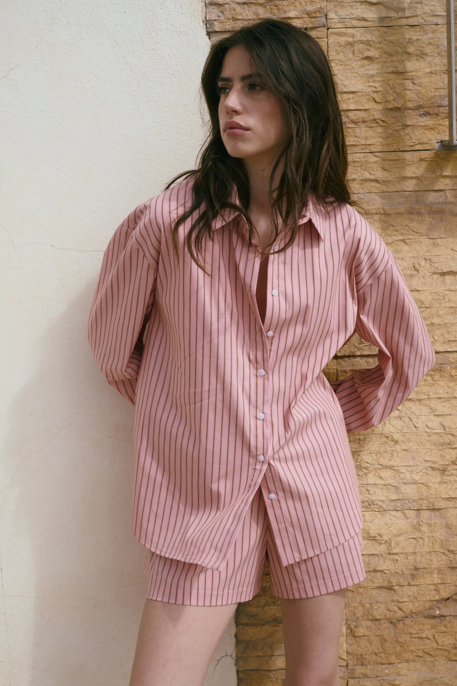 Koszula w kolorze różowym Clara pink