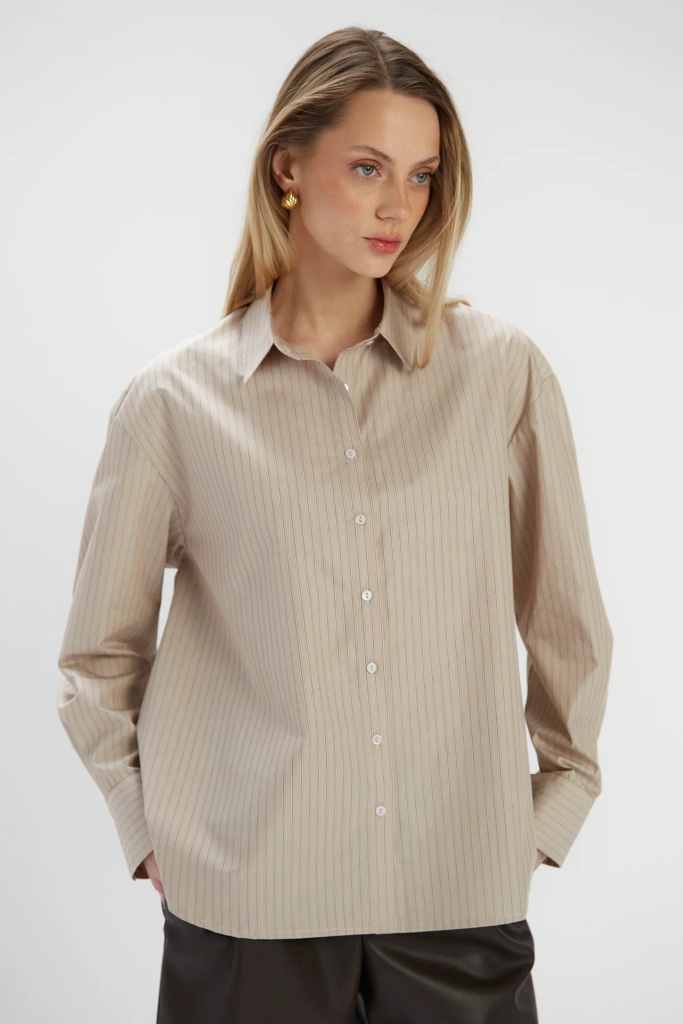 Koszula w kolorze beżowym Clara beige