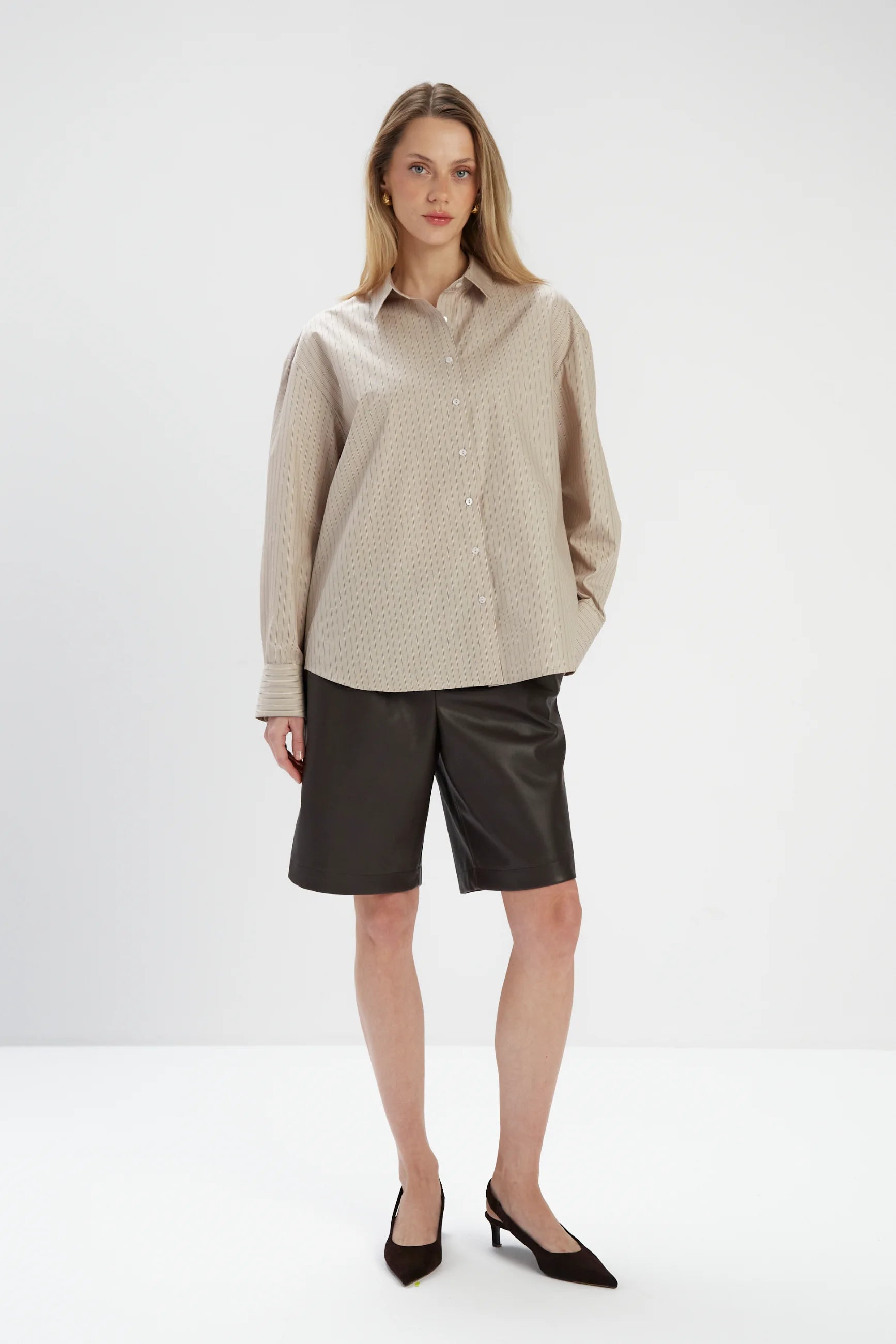 Koszula w kolorze beżowym Clara beige