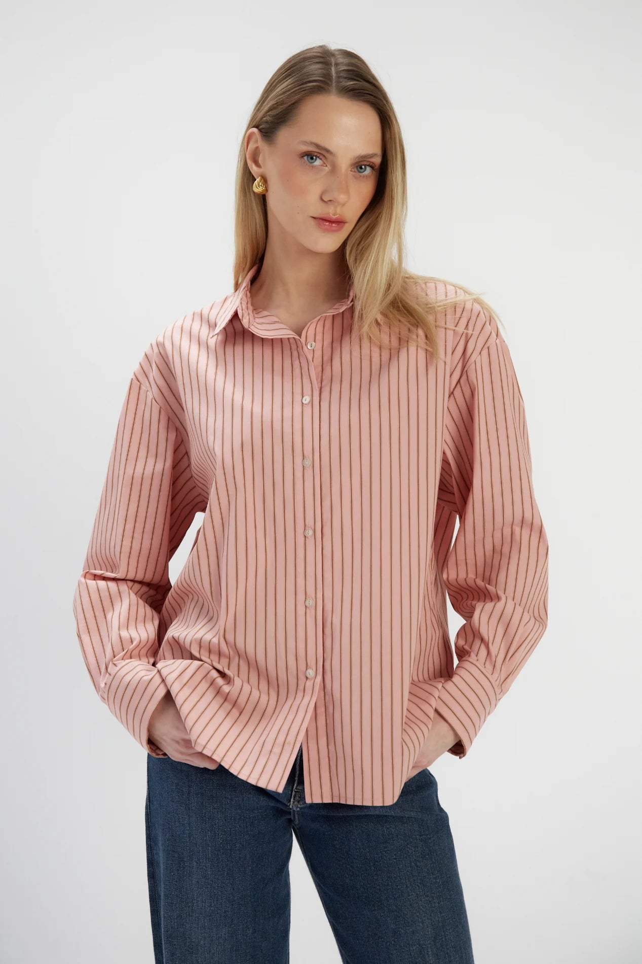 Koszula w kolorze różowym Clara pink