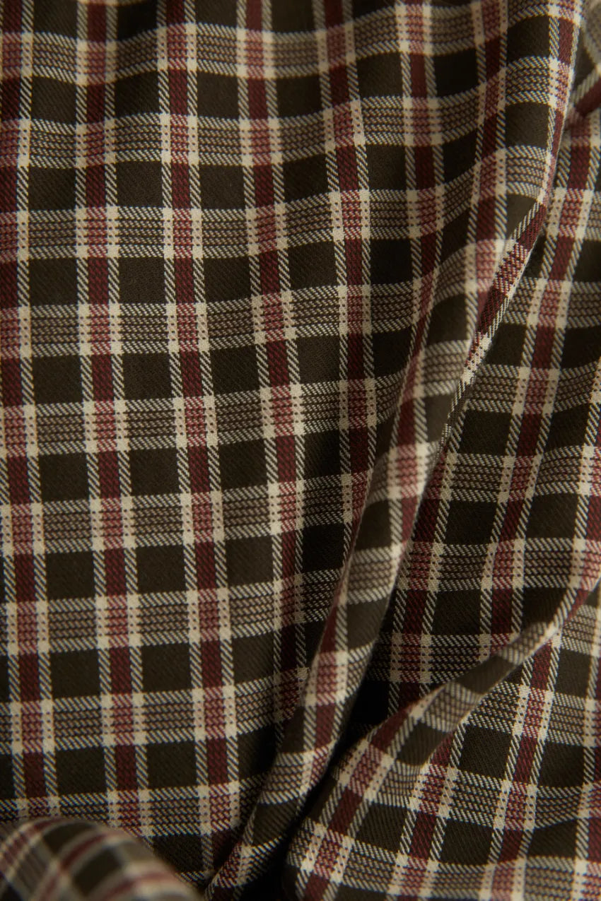 Penelope boyfriend checkered shirt