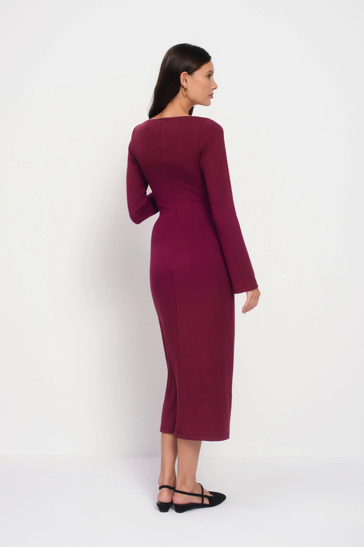 Sukienka Carla burgundy