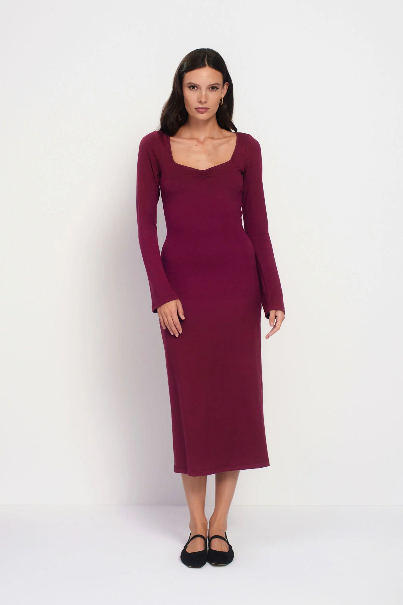 Sukienka Carla burgundy